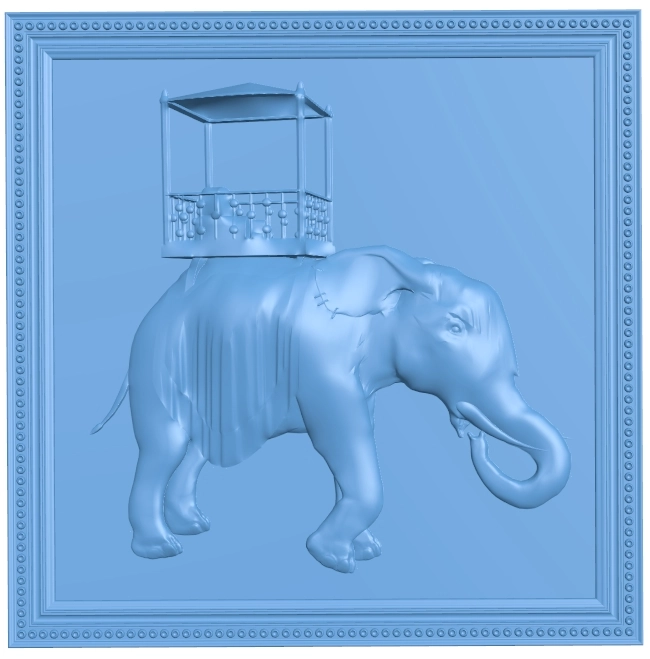 Elephant palanquin