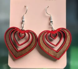 Heart earrings