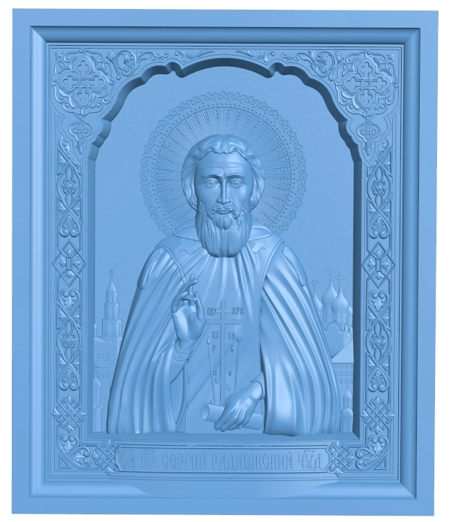 Icon Sergius of Radonezh (1)