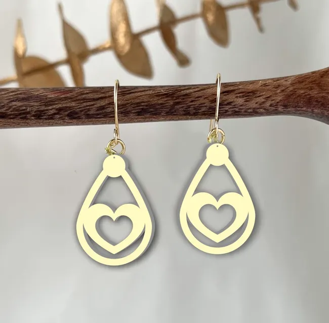 Valentine earrings