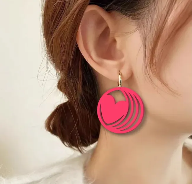 Valentine earrings