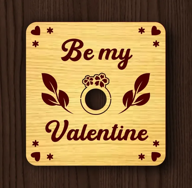 Valentine ring card