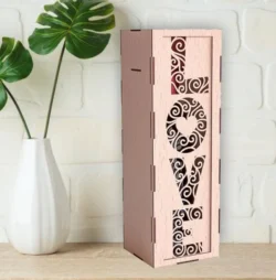 Valentine wine box