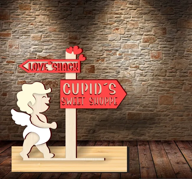 Valentine's directional sign