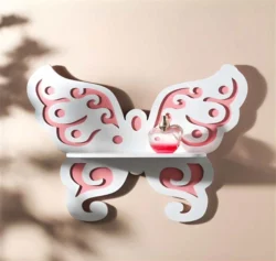 Butterfly wall shelf wall decor