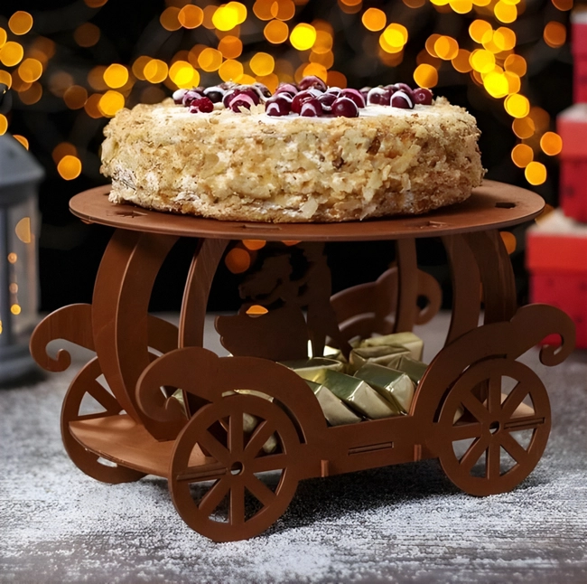 Cake Stand for Anniversary with Dancing Couple