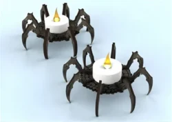 Candle holder spider