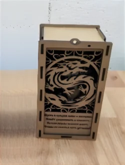 Chinese dragon bottle packaging box