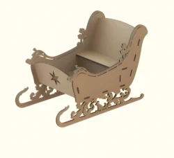 Christmas sleigh plywood