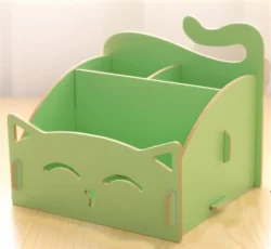 Cute Cat Pencil Holder Multifunction Storage Box