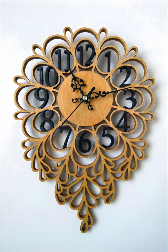 Decorative Wood Wall Clock