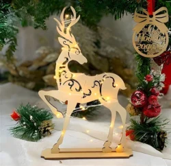 Deer christmas new year decor