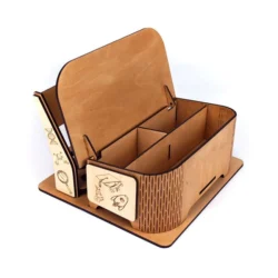 Desk stationery organizer storage box