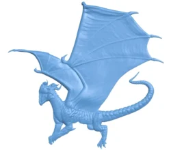 Dragon flying