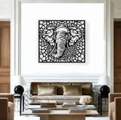 Elephant wall decor