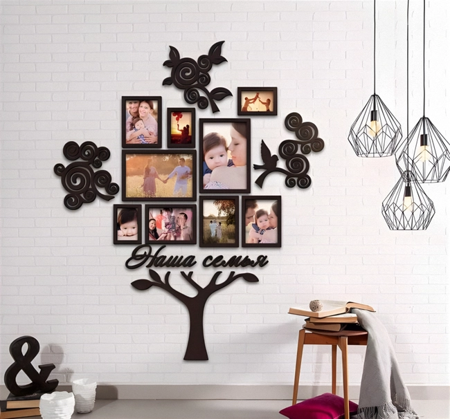 Family Tree Collage Frame