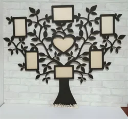 Family Tree with 7 Picture Photo Frame