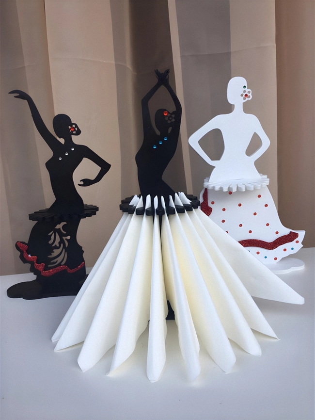 Flamenco Dancing Lady Napkin Holder Collection