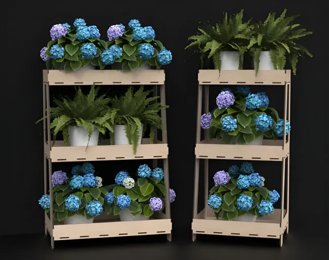 Flower shelf