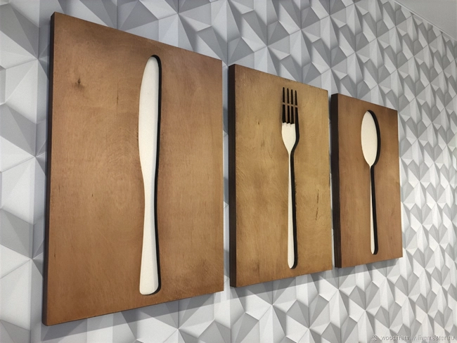 Fork Knife Spoon Wall Decor