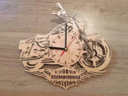 Harley davidson motorcycle wall clock