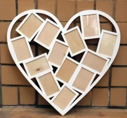 Heart photo frame