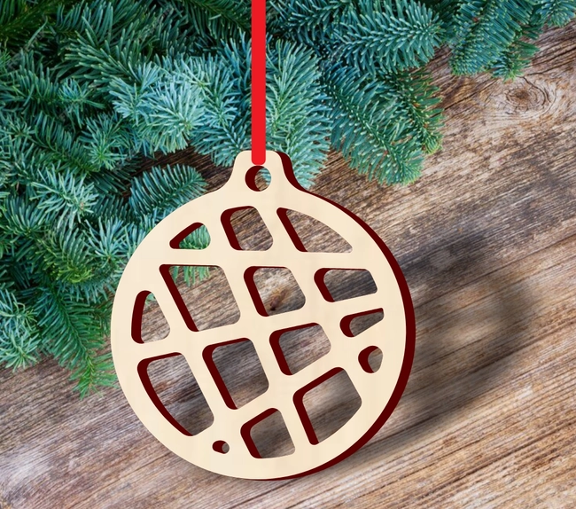 Holiday geometric bauble