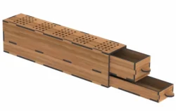 Incense Stick Holder Box with Drawers