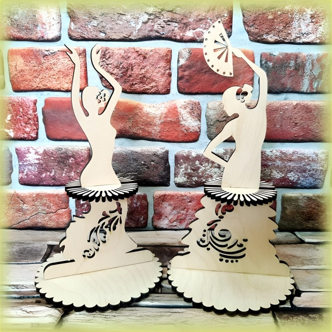 Lady napkin holders 6mm