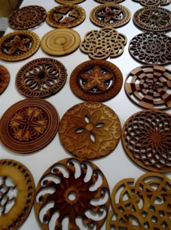 Mandala coasters