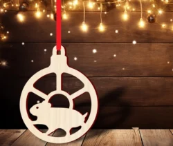 Mouse christmas bauble