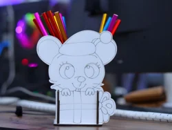 Mouse pencil holder