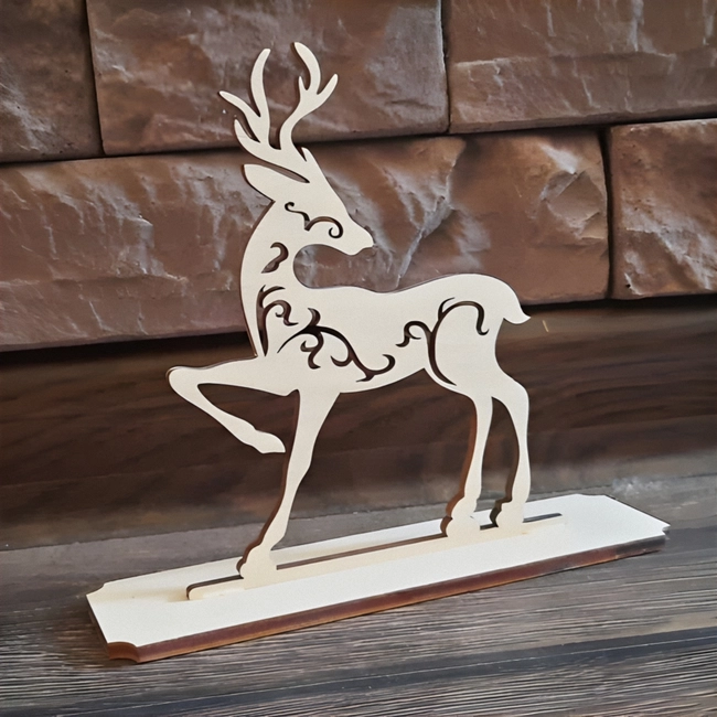 New year figurine christmas deer