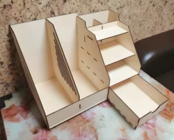 Office desk organizer with drawers