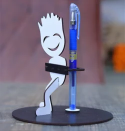 Pen holder template groot pencil holder