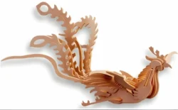 Phoenix 3D Wooden Bird Puzzle