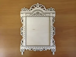 Picture frame with platband