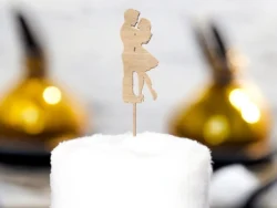 Romantic couple cake topper