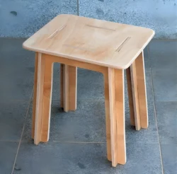 Simple Knock Down Stool From Plywood