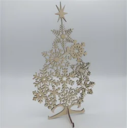 Snowflake christmas tree