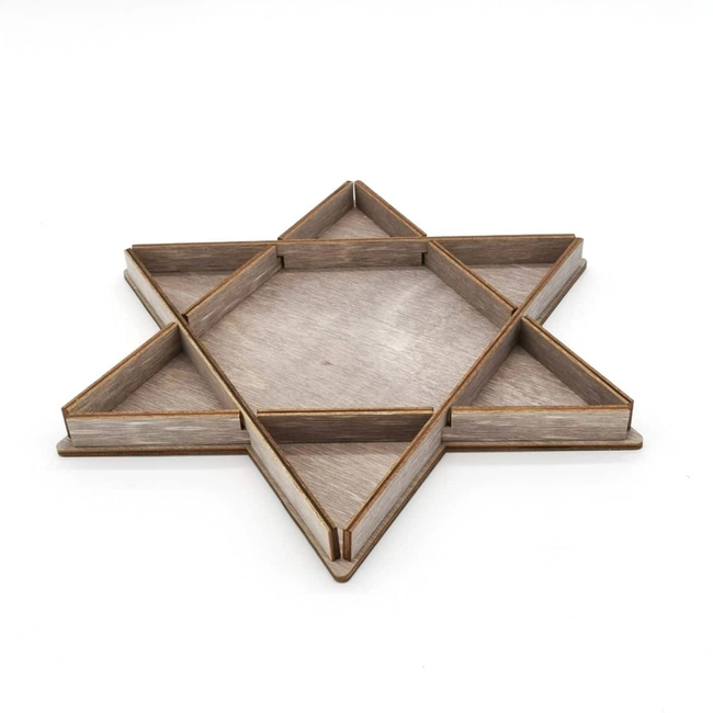 Star Shaped Divided Serving Tray