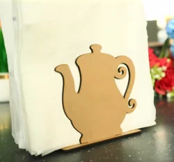 Teapot napkin holder stand