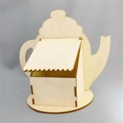 Teapot shaped tea bag house