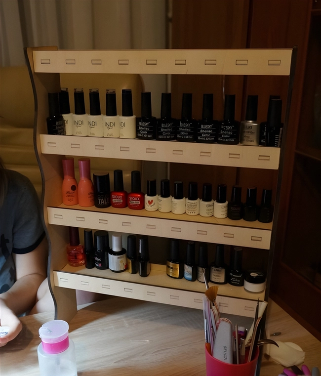 Tier Nail Varnish Table Rack