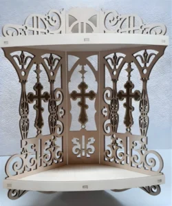 Two Tier Christian Home Altar Shelf