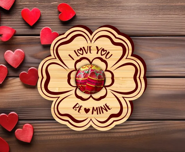 Valentine lollipop holder