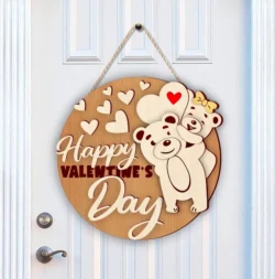 Valentine round sign