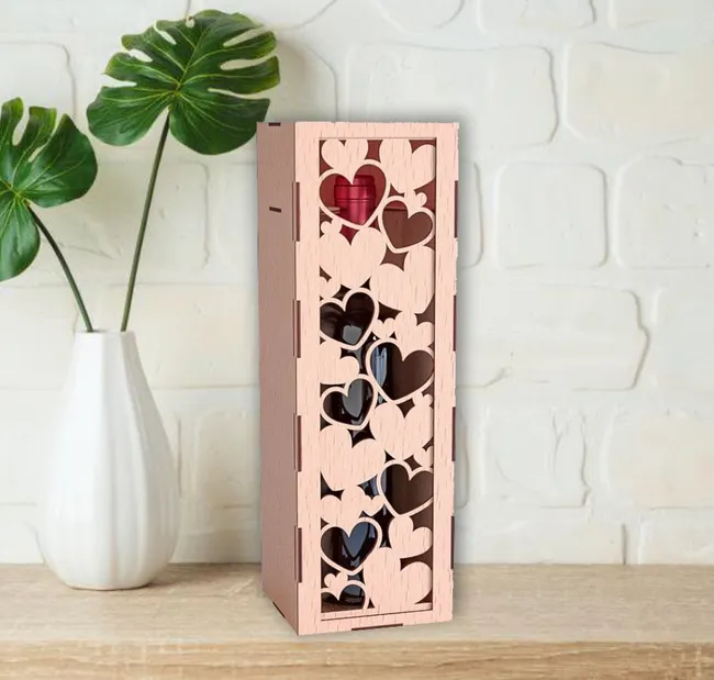 Valentine wine box