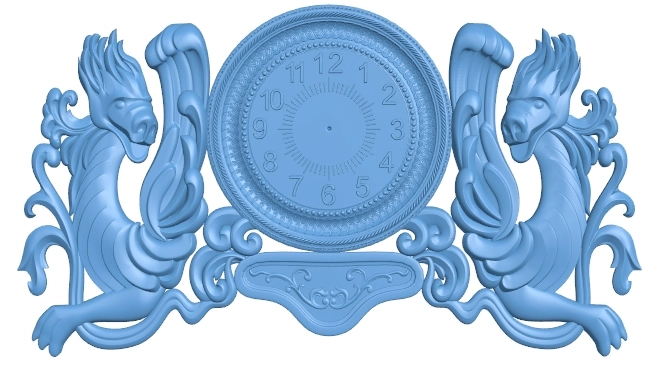 Wall clock pattern