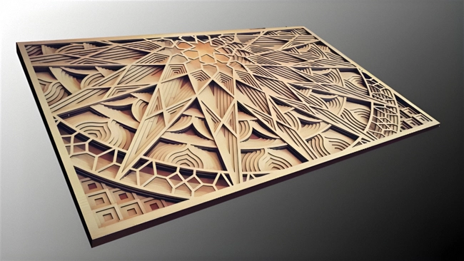 Wood Multi Layer Mandala Wall Art